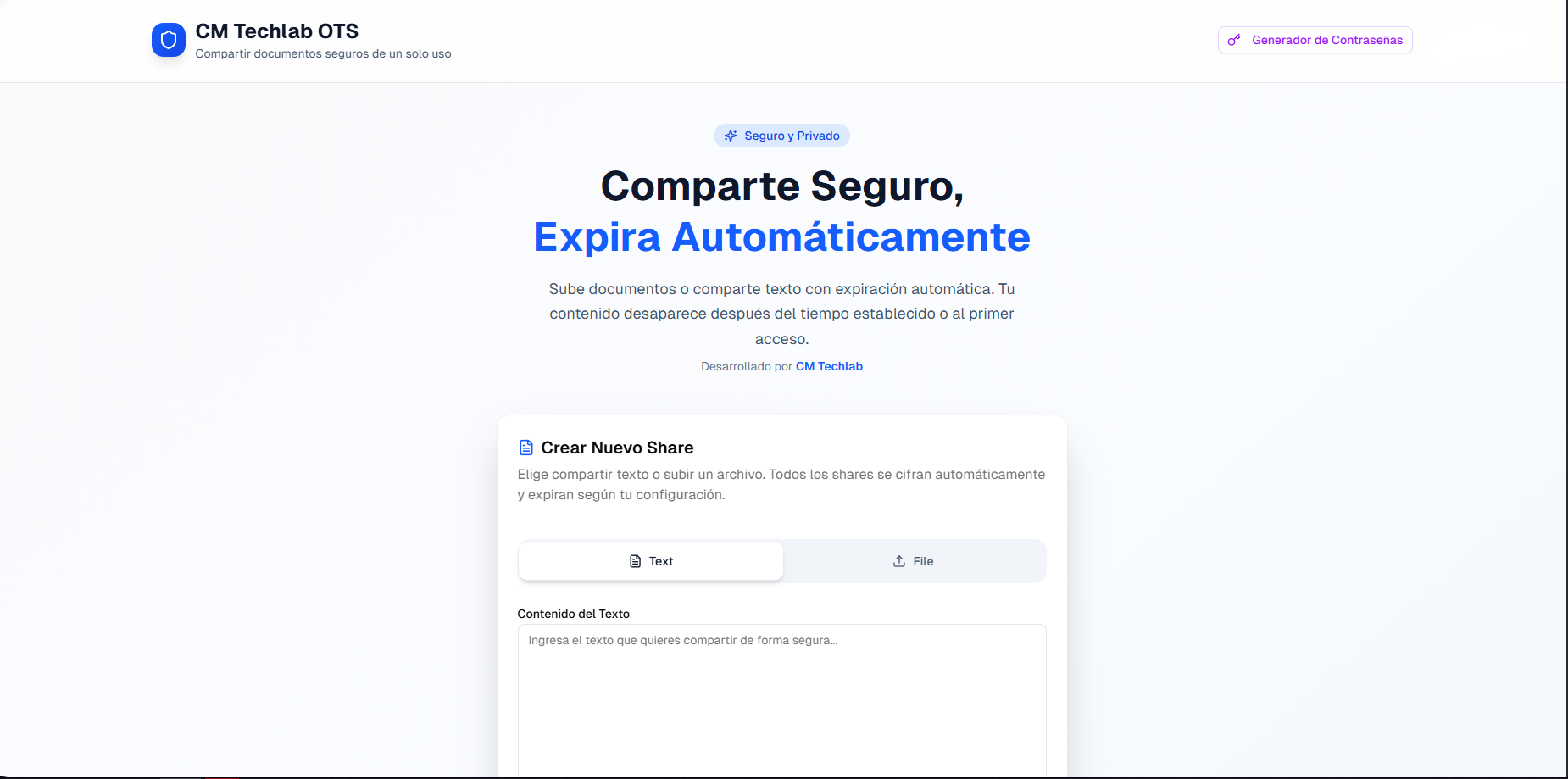 OTS Internal Management Tool