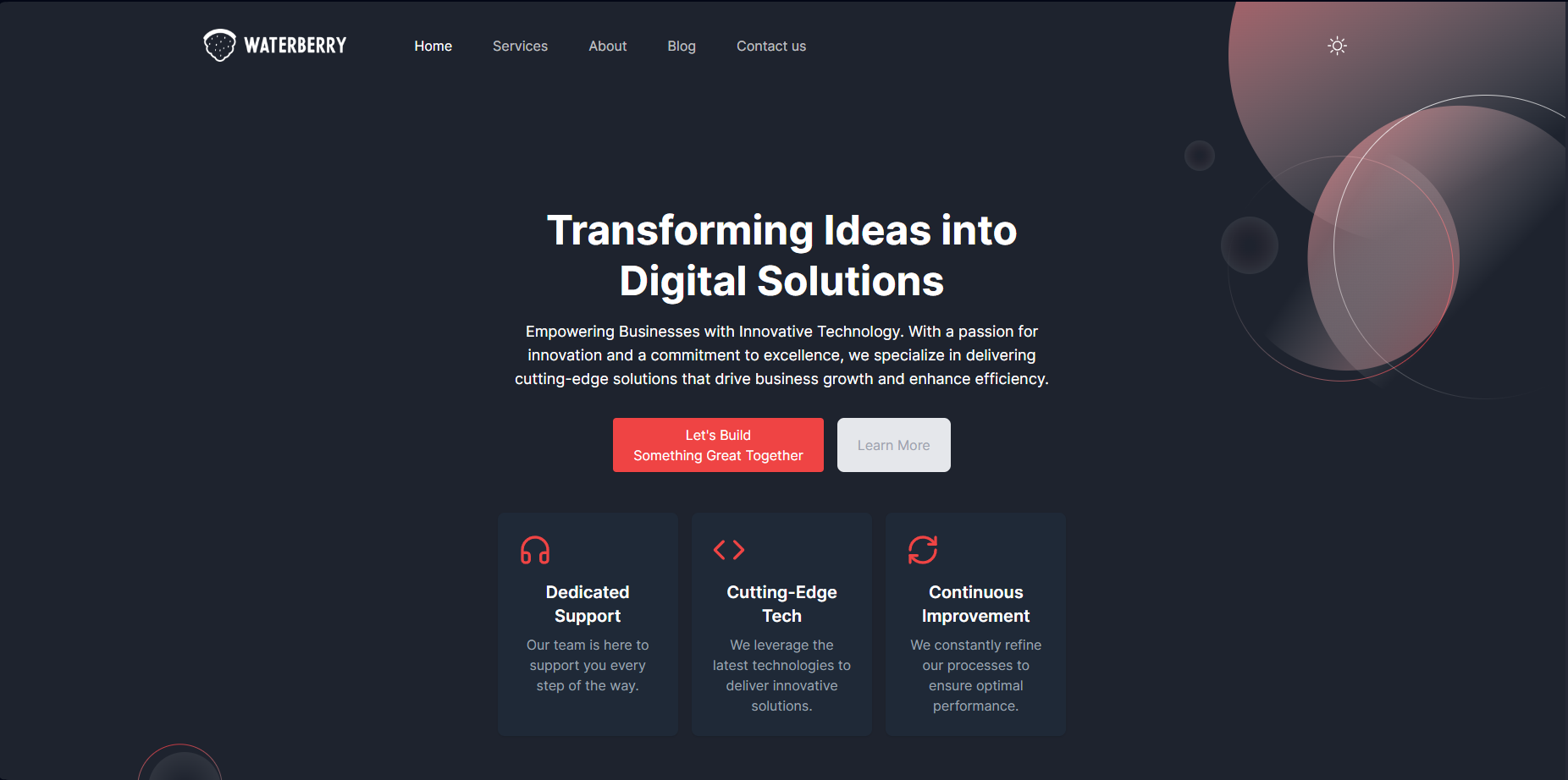 WaterBerry Development